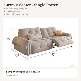 1.97m 2-Seater · Single Power