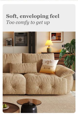 Soft, enveloping feel