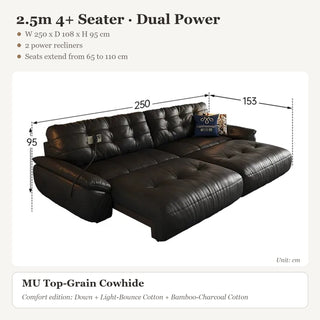 2.5m 4+ Seater · Dual Power