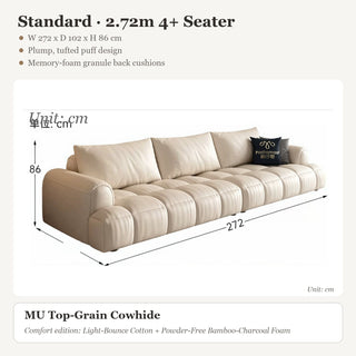 Standard · 2.72m 4+ Seater