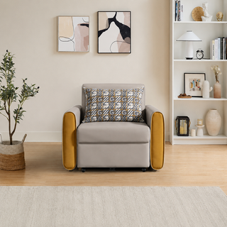 Bravira Faux Leather Sofa Bed