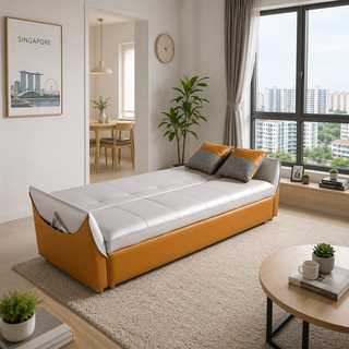 Esther Faux Leather Sofa Bed