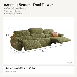 2.95m 3-Seater · Dual Power