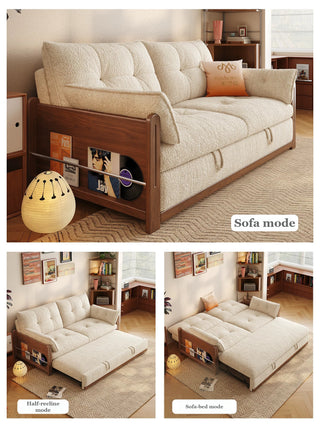 Sofa, half-recline and bed
