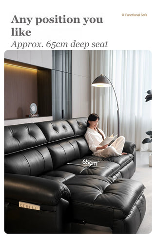 Approx. 65 cm deep seat