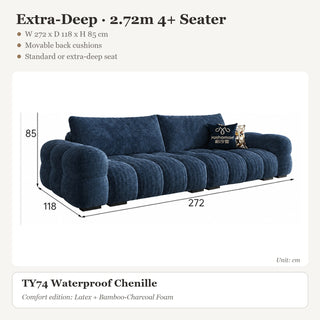 Extra-Deep · 2.72m 4+ Seater