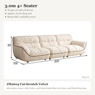 3.0m 4+ Seater