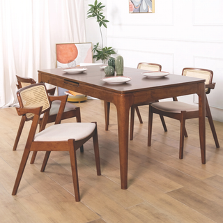 Parvin Rattan Wooden Dining Chair