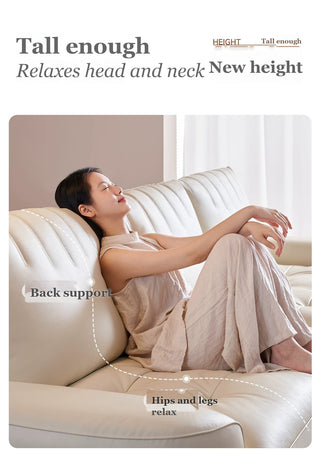 Taller, reclined back