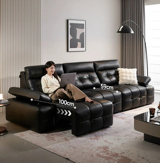 Seats extend to 100 cm