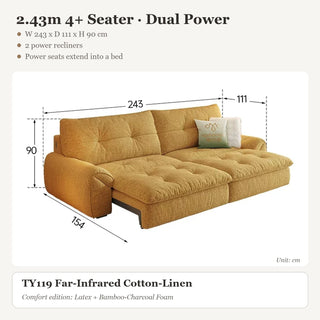 2.43m 4+ Seater · Dual Power