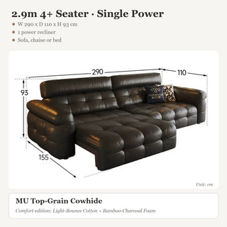 2.9m 4+ Seater · Single Power