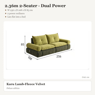 2.36m 2-Seater · Dual Power