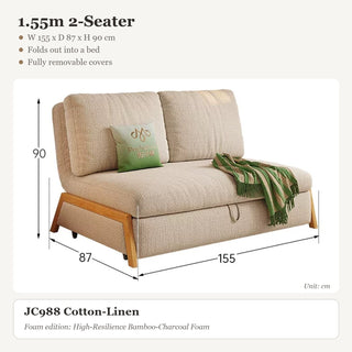 1.55m 2-Seater