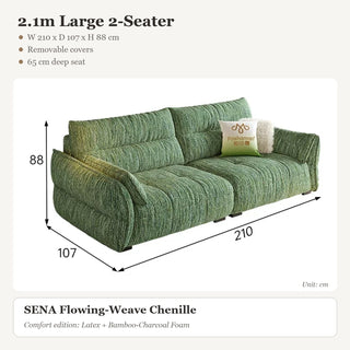 2.1m Large 2-Seater