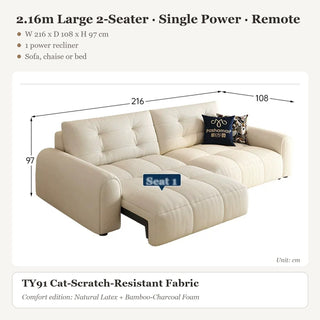 2.16m Large 2-Seater · Single Power · Remote