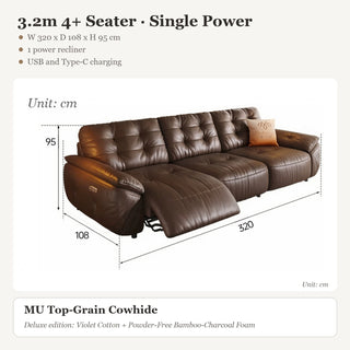 3.2m 4+ Seater · Single Power