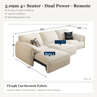 3.09m 4+ Seater · Dual Power · Remote
