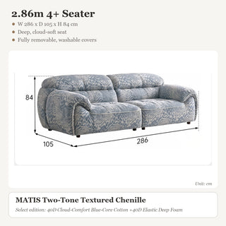 2.86m 4+ Seater