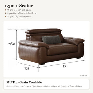 1.3m 1-Seater