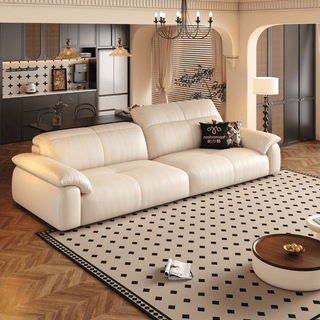 Wriggs Leather Electric Sofa Bed by Esteller (Water Repellent & App + Remote Control)