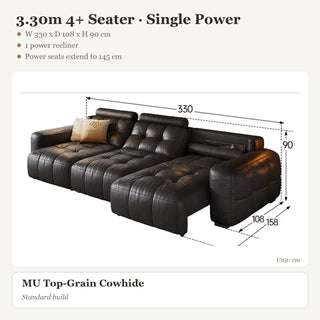 3.30m 4+ Seater · Single Power