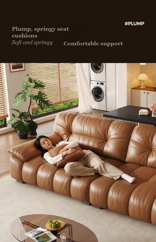 Plump, springy seat