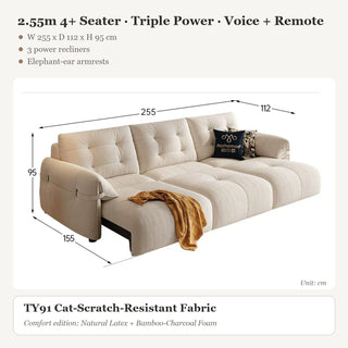 2.55m 4+ Seater · Triple Power · Voice + Remote