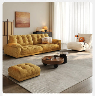 With the footstool
