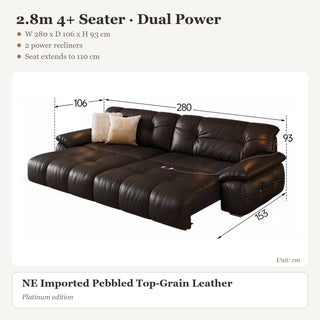 2.8m 4+ Seater · Dual Power
