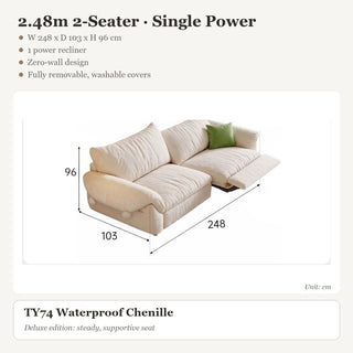 2.48m 2-Seater · Single Power