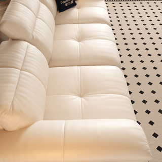 Wriggs Leather Electric Sofa Bed by Esteller (Water Repellent & App + Remote Control)