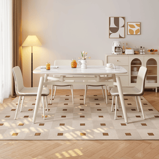 Verilon White Extendable Dining Set by Esteller