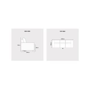 Nyros Fabric Adjustable Backrest Sofa by Esteller (Pet Friendly & Easy Clean)