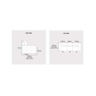 Pryla Fabric Sectional Sofa by Esteller (Pet Friendly & Easy Clean)