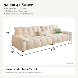 3.06m 4+ Seater