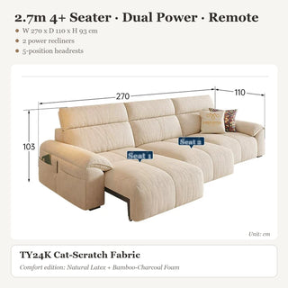 2.7m 4+ Seater · Dual Power · Remote