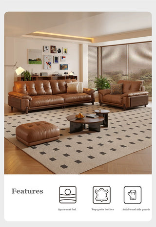 Sofa, armchair and footstool