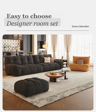 Sofa and footstool