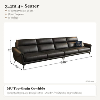3.4m 4+ Seater