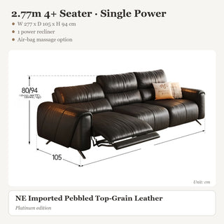 2.77m 4+ Seater · Single Power