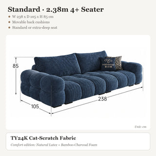 Standard · 2.38m 4+ Seater