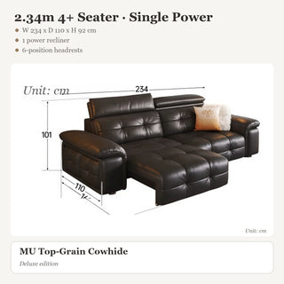 2.34m 4+ Seater · Single Power