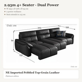 2.93m 4+ Seater · Dual Power