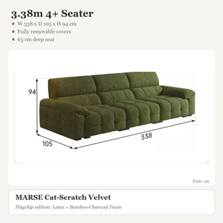 3.38m 4+ Seater