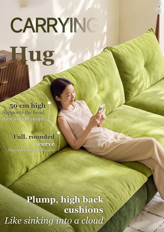 Plump, high back cushions