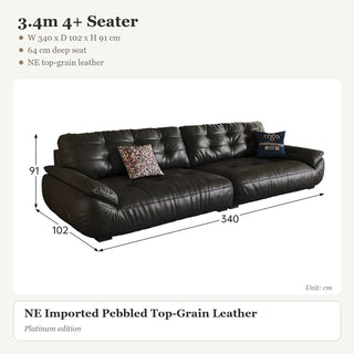 3.4m 4+ Seater
