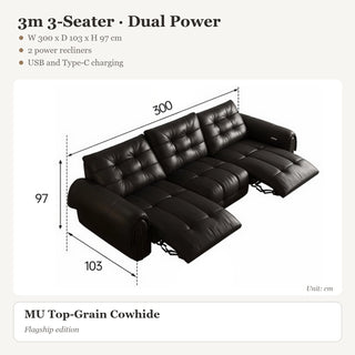 3m 3-Seater · Dual Power
