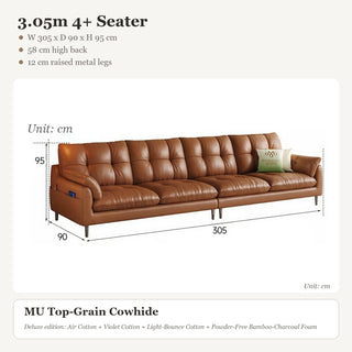 3.05m 4+ Seater
