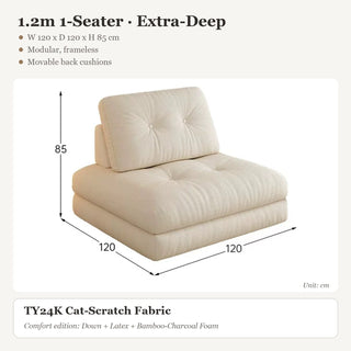 1.2m 1-Seater · Extra-Deep